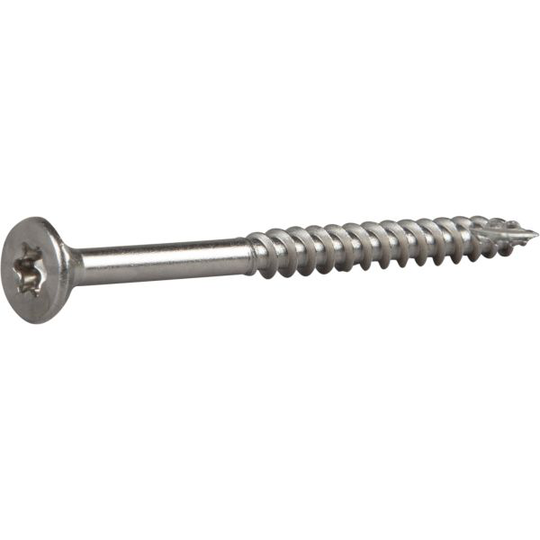 ESSVE ESSDRIVE Träskruv 4 mm Ø, försänkt, A2 50 mm, 20-pack