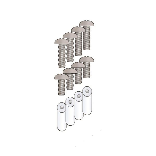 Alarmtech 5015384 Distansbricka till Esmi- och Ericsson-linjal, 4-pack