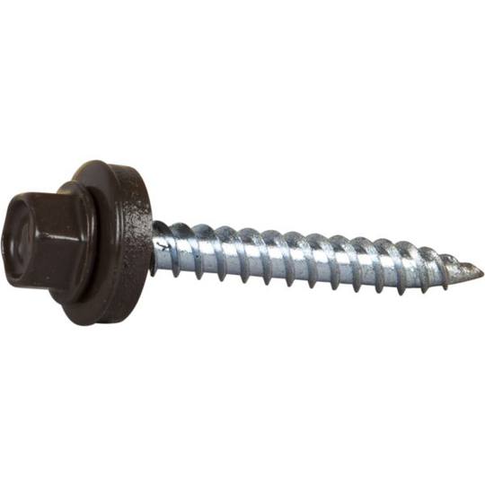 ESSVE 64319 Farmarskruv 4,8 x 38 mm, vass spets, 250-pack Mörkbrun (RR32)