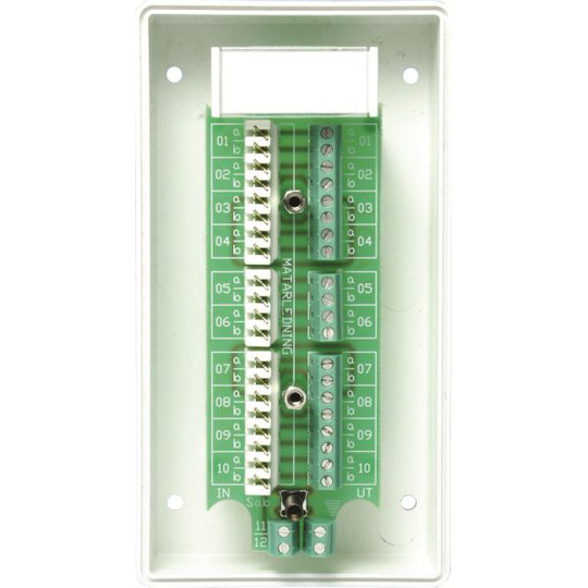 Alarmtech Fatum Modul Larmbox 10 par, med sabotagekontakt Slits/skruv