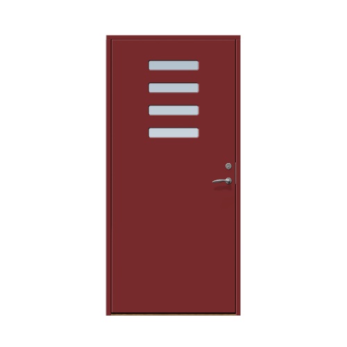 Enkeldörr till villa Röshult 9 x 21, Vänsterhängd, Röd