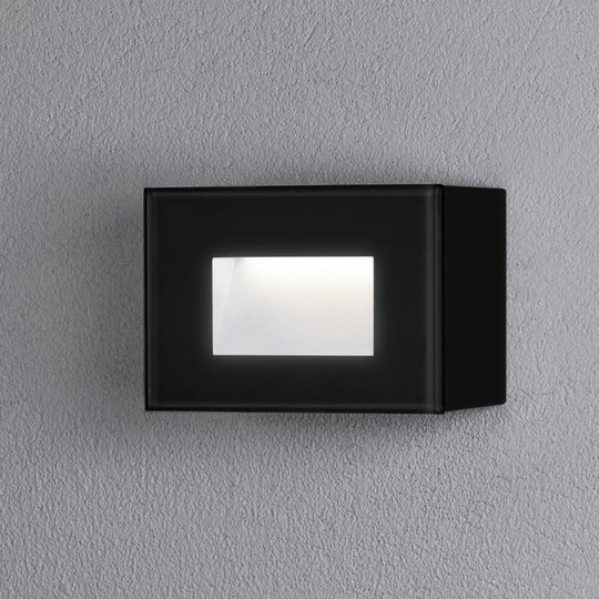High Power LED Konstsmide Chieri vägglykta 4W Svart