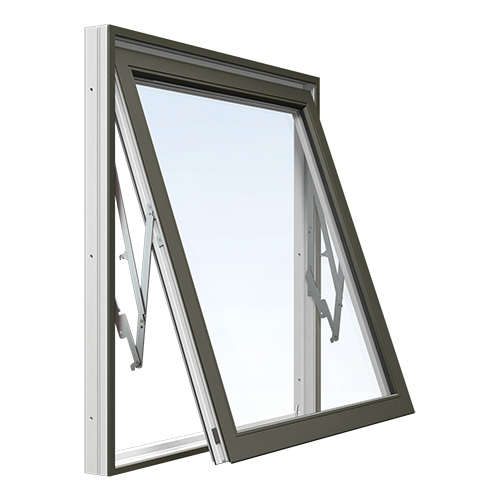 Energi Aluminium Vridfönster 7, 11, Olivgrön