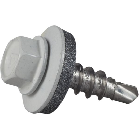 ESSVE 63251 Farmarskruv 5,5x20 mm, 6K-huv, BS, ALU Vit, 250-pack