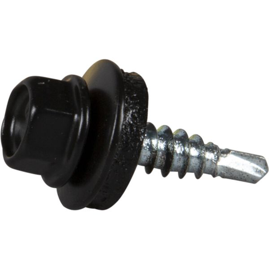ESSVE 64958 Farmarskruv 4,8 x 20 mm, borrspets, 250-pack RR33 (Svart)