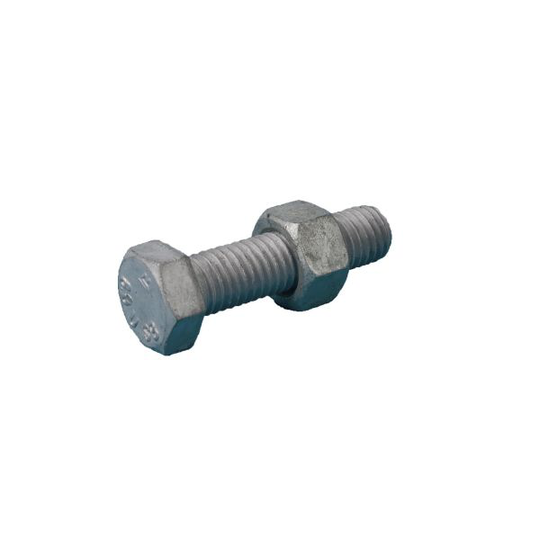 REYHER 40178270300100 Stålbyggnadsskruv M30, helgängad 8.8, EN 15048, FZV M30X100 mm, 1-pack