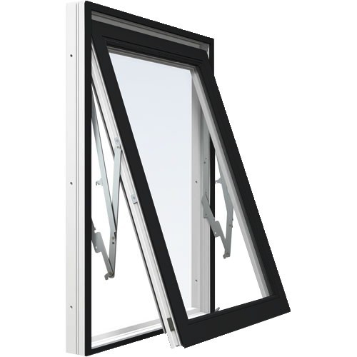 Energi Aluminium Vridfönster 8, 12, Svart